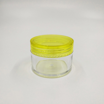 Container cosmético de plástico de superfície lisa personalizado para cosméticos de luxo