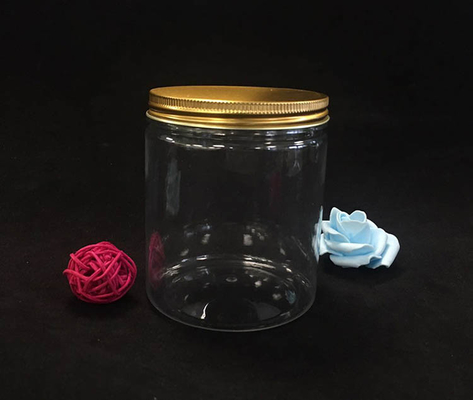 Jarros de plástico de design moderno com tampa de parafuso e tampa de alumínio 10ml 15ml 30ml 60ml 80ml 100ml 120ml 150ml