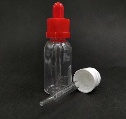 Embalagem de suco de limão PET à prova de crianças, tampa de parafuso redonda E frasco de líquido para embalagem de suco de limão com serigrafia