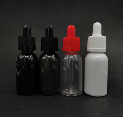 Embalagem de suco de limão PET à prova de crianças, tampa de parafuso redonda E frasco de líquido para embalagem de suco de limão com serigrafia