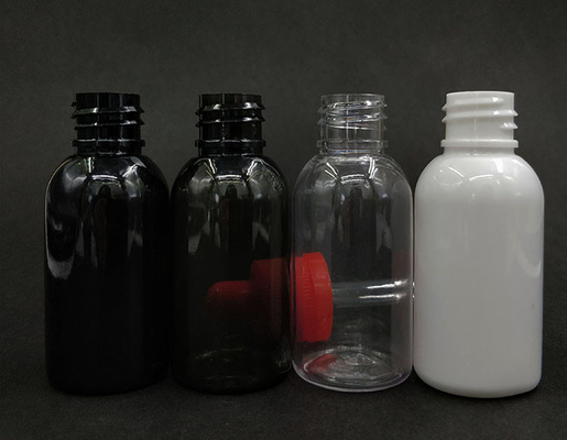 Garrafa de goteador de líquido transparente personalizada / garrafa de líquido E com impressão a cores