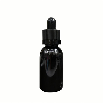 Garrafa de goteador de líquido transparente personalizada / garrafa de líquido E com impressão a cores