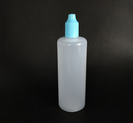 100 ml PET redondo E frasco líquido com tampa de parafuso logotipo personalizado impresso
