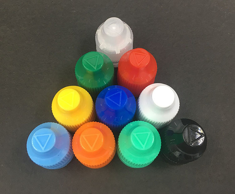 100 ml PET redondo E frasco líquido com tampa de parafuso logotipo personalizado impresso
