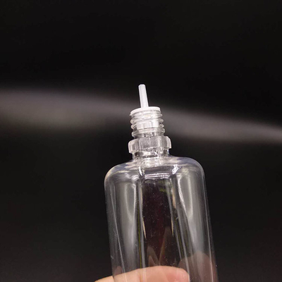 Garrafa de líquido E transparente e à prova de crianças de tipo redondo