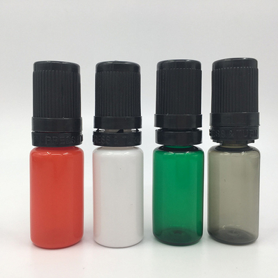 10-100 ml PET E recipiente líquido com tampa à prova de crianças para armazenamento e impressão