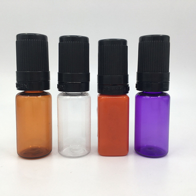 10-100 ml PET E recipiente líquido com tampa à prova de crianças para armazenamento e impressão