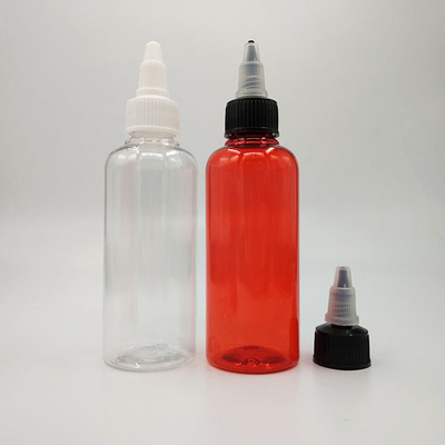 Painel de etiquetas personalizado Recipientes de plástico com parafuso 15ml 30ml 50ml 70ml 80ml 100ml Para embalagens cosméticas