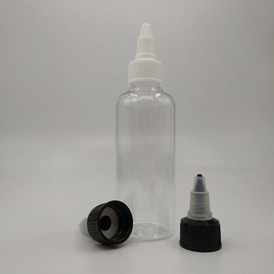 Painel de etiquetas personalizado Recipientes de plástico com parafuso 15ml 30ml 50ml 70ml 80ml 100ml Para embalagens cosméticas