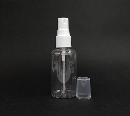 Garrafa de pulverização de plástico PET de design clássico transparente para soluções ecológicas