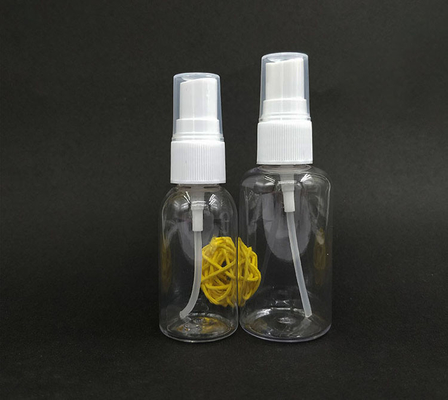 Produtos essenciais do banheiro Botão de spray PET com superfície lisa e forma redonda