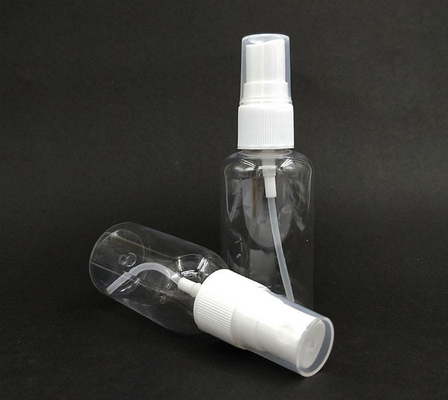 Produtos essenciais do banheiro Botão de spray PET com superfície lisa e forma redonda