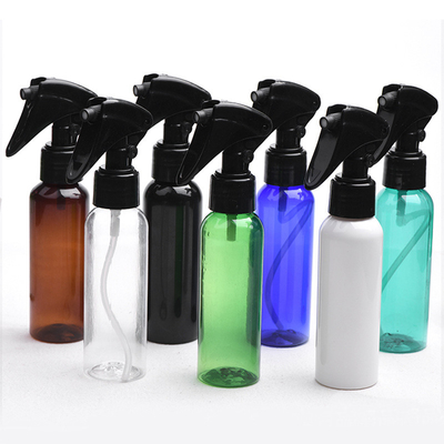 Botão de plástico rosa transparente personalizável / Botão PET de ação de bomba para distribuição de cosméticos