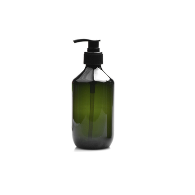 Botão de bomba de shampoo rosa PET para distribuição de cosméticos amigáveis