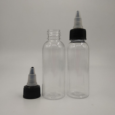 Tipo de vedação personalizado Garrafas de plástico de cabeça de parafuso pequena 15 ml 30 ml