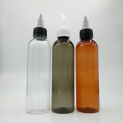 15ml 30ml 50ml 70ml 80ml 100ml Parafuso em garrafas de plástico com desempenho de fechamento de parafuso superior