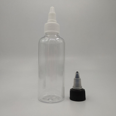 15ml 30ml 50ml 70ml 80ml 100ml Botalhas de plástico com tampa de parafuso Impressão personalizada