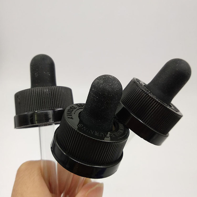 10 ml Garrafa de tipo de gotas Bottles Dispenser Transparente Preto Personalizar
