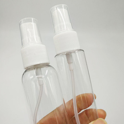 Botão de pulverização de plástico PET transparente para superfícies lisas Capacidade 10ml 15ml 30ml 50ml 60m 70ml 100ml 200ml 500ml