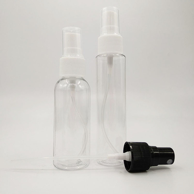 Botão de pulverização de plástico PET transparente para superfícies lisas Capacidade 10ml 15ml 30ml 50ml 60m 70ml 100ml 200ml 500ml