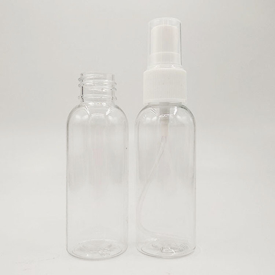 Botão de pulverização de plástico PET transparente para superfícies lisas Capacidade 10ml 15ml 30ml 50ml 60m 70ml 100ml 200ml 500ml