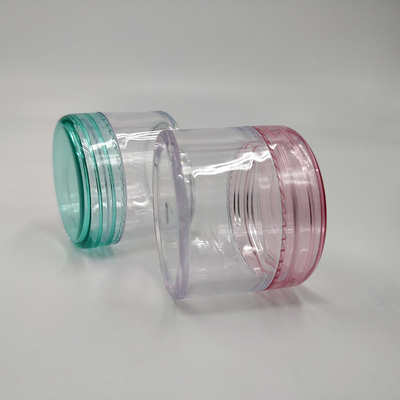 Container cosmético de plástico personalizado para soluções de impressão de etiquetas de superfície lisa