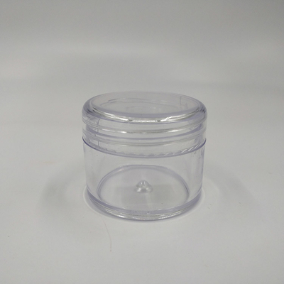 Jarros de plástico de superfície lisa para cosméticos de capacidade 10ml 15ml 30ml 60ml 80ml 100ml 120ml 150ml para coleção de cosméticos