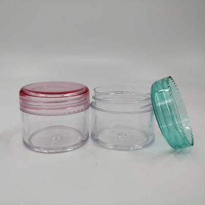 Jarros de plástico de superfície lisa para cosméticos de capacidade 10ml 15ml 30ml 60ml 80ml 100ml 120ml 150ml para coleção de cosméticos