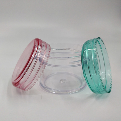 Jarros de plástico de superfície lisa para cosméticos de capacidade 10ml 15ml 30ml 60ml 80ml 100ml 120ml 150ml para coleção de cosméticos
