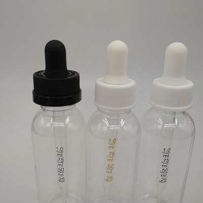 Garrafas de vidro de plástico para gotejar Capacidade 10ml 15ml 20ml 30ml 40ml 50ml 60ml 70ml 100ml 120ml Impressão 5000pcs