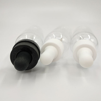 5000pcs 10ml 100ml dispensador de gotas garrafas de vidro transparentes pretas