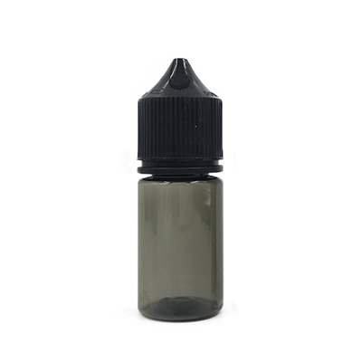 Garrafa redonda de vidro impressa com ecrã transparente para E-Liquids