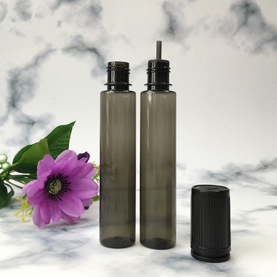 Garrafa de gotejamento compressável com design transparente e impressão em tela