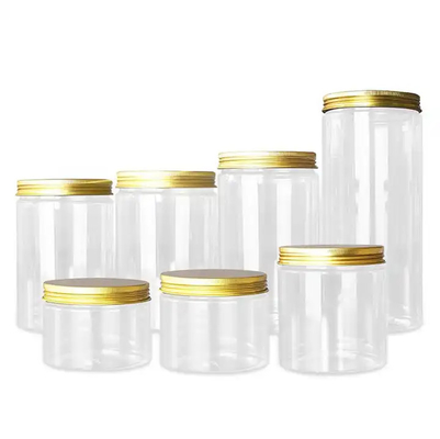 Best-Selling Cosmético Jar de Plástico 500ml Grado Alimentar Jarros de Plástico de Boca Larga Cosmético Jarros de Plástico de Entrega Rápida