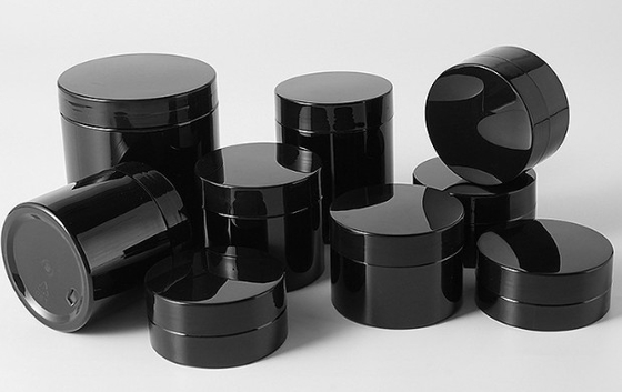 Containers de frascos de plástico de folha de alumínio de vedação personalizada com logotipo personalizado e personalização