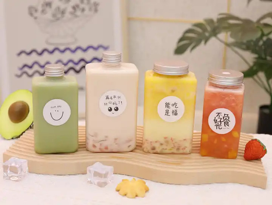 Garrafas de chá de leite de alta capacidade de design moderno à prova de vazamento 120ml 250ml 350ml 500ml 1000ml