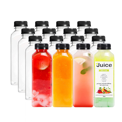 Garrafas de sumo em cores personalizadas com material biodegradável e várias capacidades 120ml 250ml 350ml 500ml