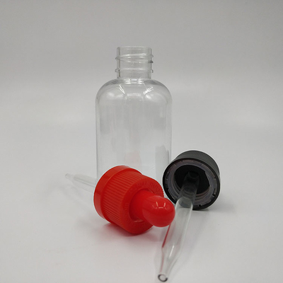 Customize Plastic Dropper Bottles 10ml 15ml 20ml 30ml 40ml 50ml 60ml 70ml 100ml 120ml Screw Cap Transparente