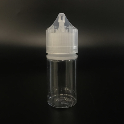 PET Round E Liquid Bottle 10 ml Transparente para Vaping
