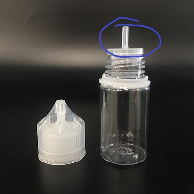 PET Round E Liquid Bottle 10 ml Transparente para Vaping