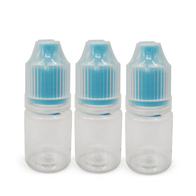 Garrafa líquida de 18 mm de tamanho E com tampa de parafuso PET resistente a produtos químicos