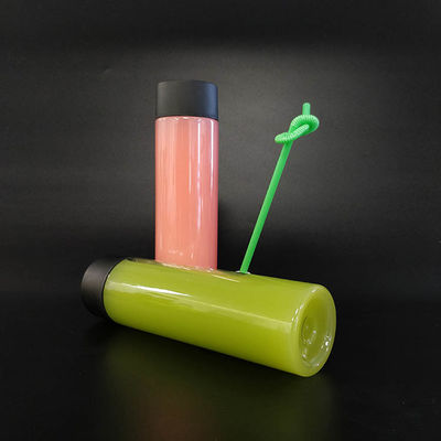 Envio rápido Etiqueta personalizada Copo de bebida de plástico transparente para bebidas frias