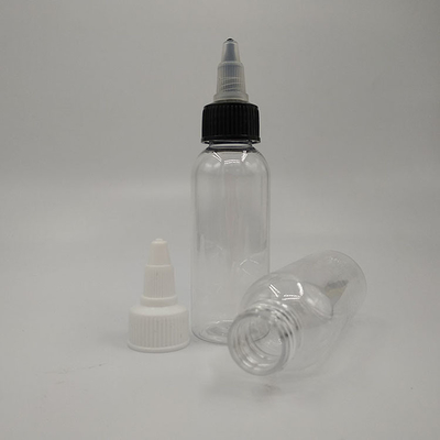 Garrafas de vidro de plástico com 10ml 15ml 20ml 30ml 40ml 50ml 60ml 70ml 100ml 120ml Alta capacidade