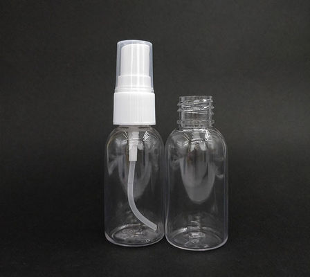 Botelha de spray de plástico PET com 10 ml 15 ml 30 ml 50 ml 60 ml 70 ml 100 ml 200 ml 500 ml Capacidade