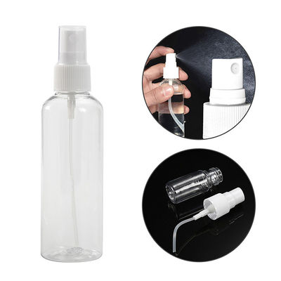 Garrafa de pulverização de plástico PET transparente para pulverização transparente e duradoura