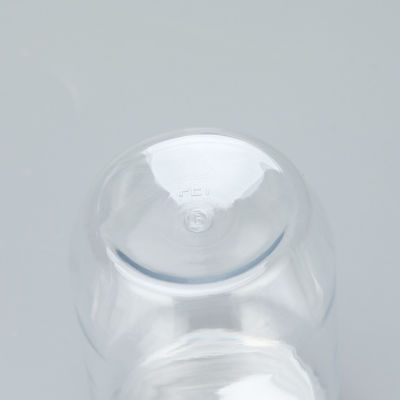 Containers frascos de plástico hermético com tampa de alumínio em frascos de animais de estimação congelados transparentes