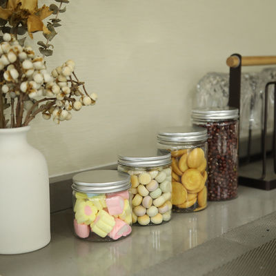 Fabricante do produto: Potes de plástico com tampas Potes de plástico para embalagem de alimentos Pote de plástico transparente com logotipo personalizado