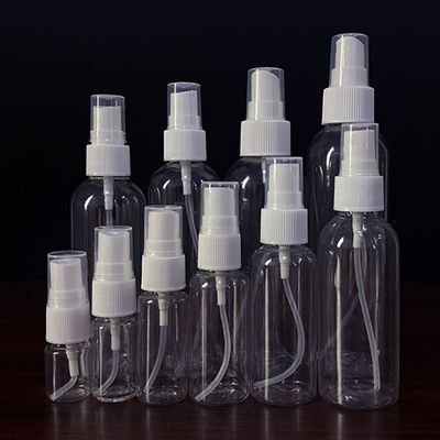 Botão de pulverização PET transparente com superfície lisa Solução de embalagem profissional