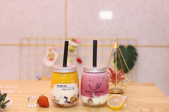 Garrafas de Chá com Leite de Alta Capacidade Podem Ser Personalizadas com Alça 120ml 250ml 350ml 500ml 1000ml