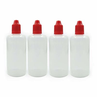 Garrafa de 80 ml E líquido tampa de parafuso para vedação segura fácil recheio